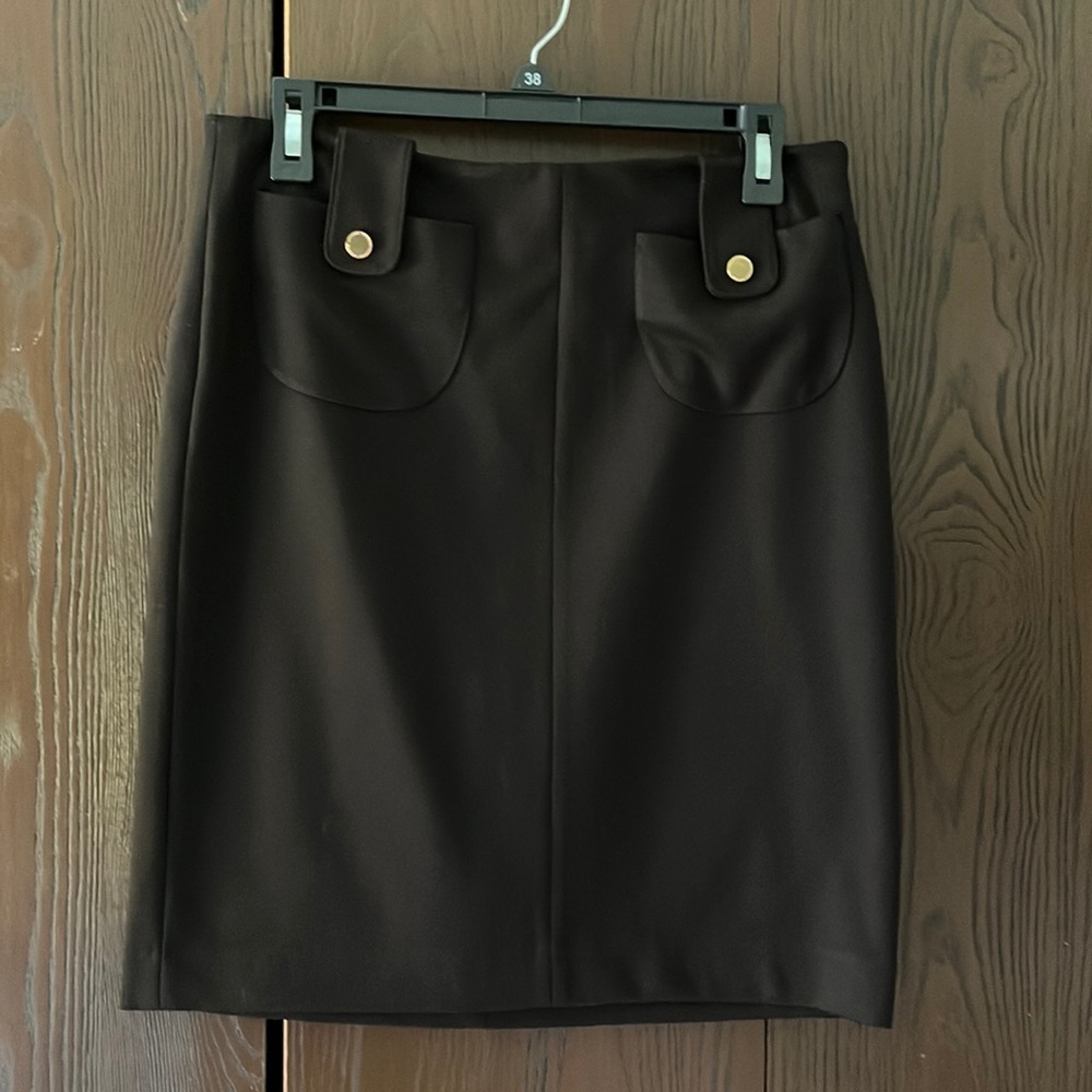 Adrianne Vittadini dark brown skirt. Size 6